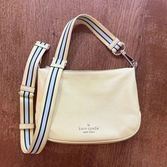 Kate Spade Small Rosie Yellow Shoulder Bag with Detachable Strap - Picture 1 of 5